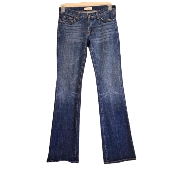 Deluxe Premium Denim Express Bootcut Women's Size 28 X 33" Inseam Denim Jeans - Picture 1 of 6